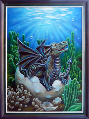 Картина Черный дракон